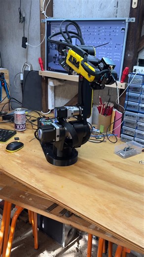 What should we program it to do? @Jacob making a robot arm - go follow him for how he did it #robotics #tech #3dprinting