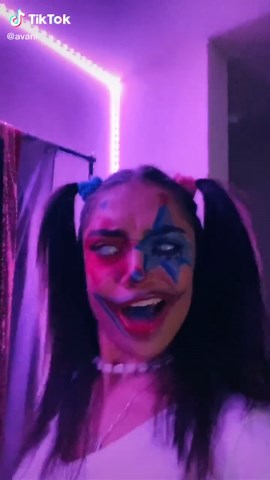 avani (@avani) - Spooky Clown Transformation: Avani's Friday the 13th Makeup!