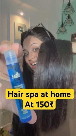 10 Minute Hair Spa at Home 💆‍♀️✨ Only ₹150 | Smooth, Shiny, Frizz-Free #hairspa