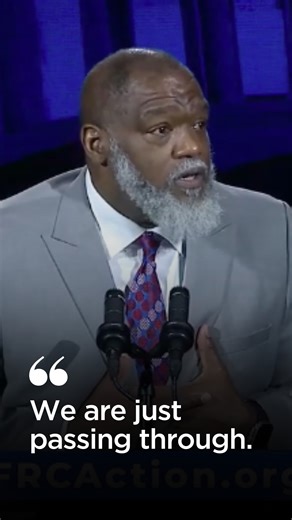 1.1M views · 60K reactions | "Take up your cross. Follow Him. May I remind you this is indeed not our home. We are just passing through." Thank you, Dr. Voddie Baucham. March 11, 1969 - Sept. 25, 2025. | Family Research Council | Facebook