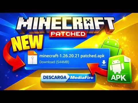 Minecraft 1.26.2 Patch Download Mediafire Android // Descargar Minecraft 1.26.2 Apk !