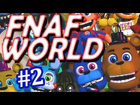 Exploring a cave! Fnaf world gameplay walkthrough part 2