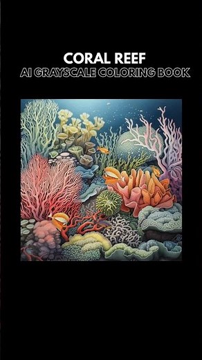 Coral Reef Coloring Book