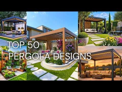 Top 50 Patio Pergola Design Ideas for Modern Outdoor Living 🌿✨