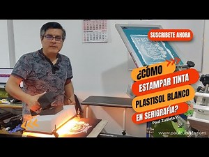 HOW TO SCREEN PRINT WHITE PLASTISOL INK?