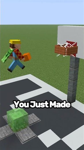 🏀🧱 Building a REAL Basketball Hoop in Minecraft ⛏️