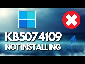 FIX 2026-01 Security Update (KB5074109) 26200.7623 Not Installing in Windows 11 Version 25H2
