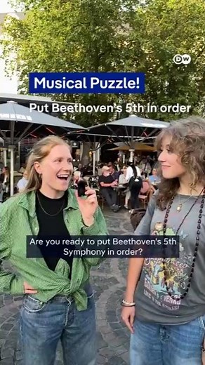 Music puzzle! Are you ready to put Beethoven's 5th Symphony in the right order?