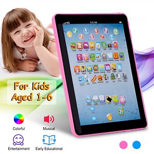 Baby Learning Tablet Educational Mini Pads Toys Touch Learn Toddler Tablet for ABC Numbers Words Gift for Boys Girls Aged 1-6 Year Old Kids Pink - Walmart.com