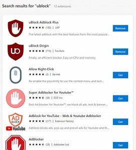 Microsoft Hapus Extensi uBlock Adblock Plus dari Microsoft Edge Add-ons