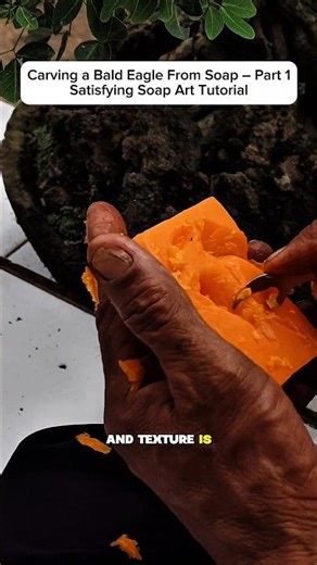 Carving a Bald Eagle From Soap – Part 1 | Satisfying Soap Art Tutorial