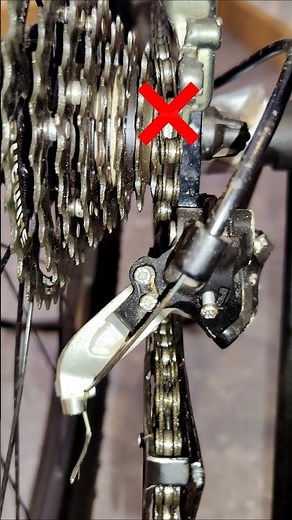 How to adjust a bike gear #mtb