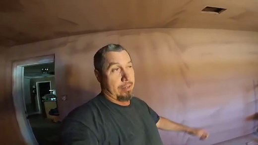 DIY addition, how to convert a carport into a bedroom part 8 Sheetrock and trim