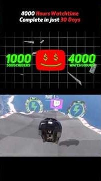 COMPLETEL 4000 HOURS #creator #yt #ytshorts #business #info #instagram #earn #subscribe #like #pc