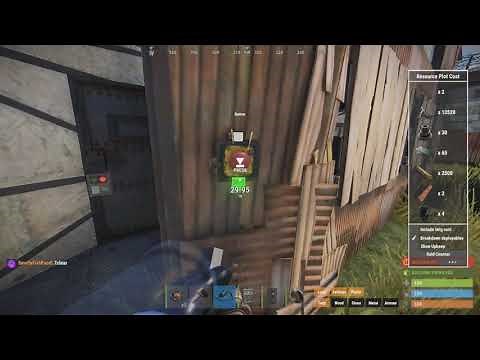 RUST (Electricity): Auto-Closing door BUTTON that only YOU can activate