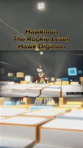 Hawkmon sliding with Feather Rush through the under sewers of Digital World Illiad