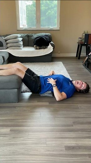 Best Position for Severe Lower Back Pain (and Sciatica) #Shorts
