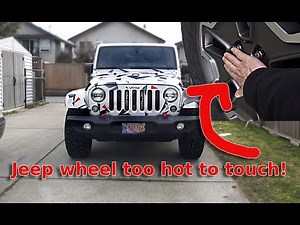 Stuck Jeep brake caliper, what to do