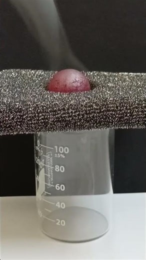 Red-Hot Ball🔴🔥(1000°C)vs Metal Scouring Pad 🧽