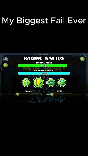 big fail #geometrydash #gd #yeeps#vortrox