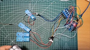 红外遥控，用arduino和L9110S四路驱动控制四个电机