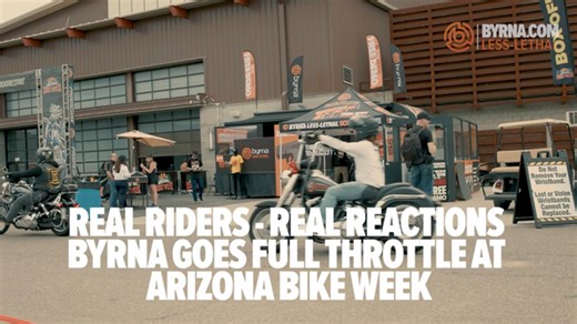 Real Riders - Real Reactions: Byrna Goes Full Throttle at Arizona Bike Week 2026