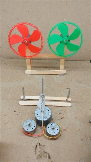 Switch Machine with dc motor fan project #tech #project