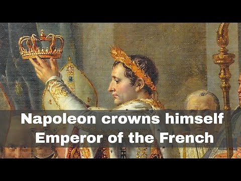2nd December 1804: Napoleon Bonaparte crowns himself Emperor of the French