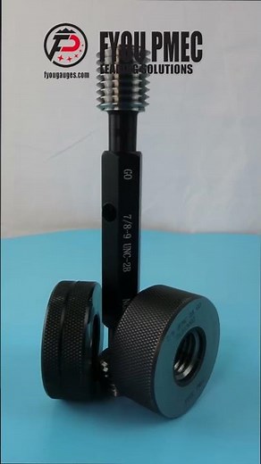 7/8 -9 UNC -2A/2B Go/No Go Unified Thread Ring&Plug Gauge