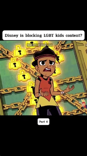 Disney is blocking lgbt kids content? Part 4 #fyp #disney #moongirlanddevildinosaur #lgbtq #trans #cartoon