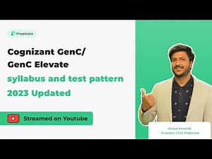 Cognizant GenC Syllabus & Test Pattern 2023