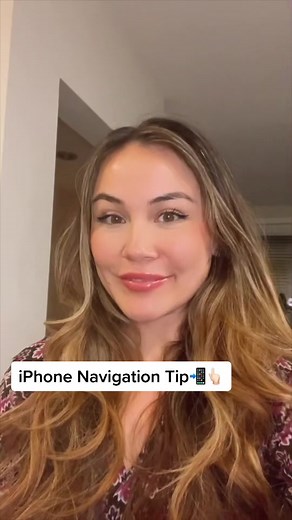 iPhone Navigation Tip📲👆🏻