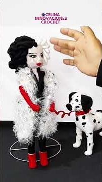 Cruella de vil amigurumi – Celina innovaciones crochet