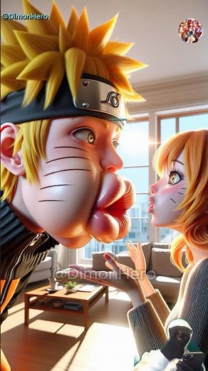Healing Naruto with Kiss | Sakura vs Nami vs Hinata #shorts #naruto #trending #cartoon
