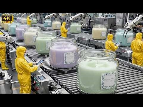 The Secret Candle Factory: Mass Producing 100,000 Scented Candles Daily (Full Process)