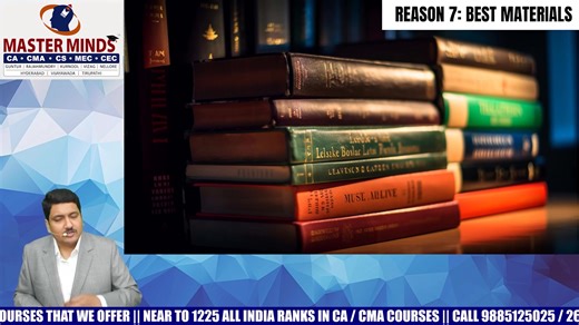 867 reactions · 20 comments | Why choose Master Minds for CA Final Coaching ? New batch (Coaching Classes) from Dec 7th, 2023 for Nov 2024 Exams. Offline and online batches available. Online (Both Live batches and Video Recorded classes) available separately. For the first 10 days only fundamentals will be taught. For demo video 9885125025/26. For faculty details, check comments section. | MASTERMINDS For CA | Facebook