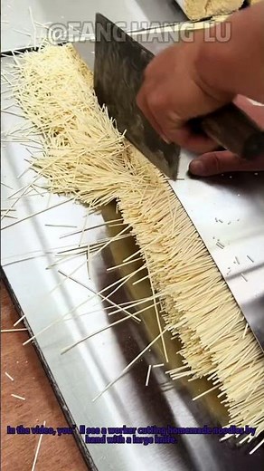 Hand-Cut Noodles: Traditional Cutting Process | Homemade Pasta Hack