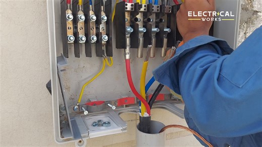 23K views · 450 reactions | 3-Phase Energy Meter Connections | Electrical Works | Facebook