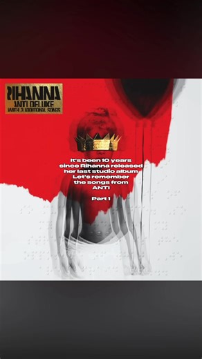 A compilation of songs from Rihanna’s ANTI album part 1 #rihanna #anti #album #music #fyp