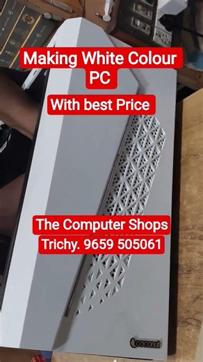 #whitecolourpc white colour computer