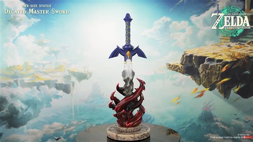First 4 Figures shares another look at their Zelda: TotK "Decayed Master Sword" statue