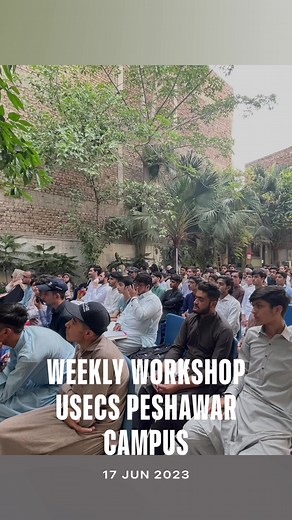 Weekly workshop on how to learn English as a second language USECS peshawar campus #USECS | The University of Spoken English and Computer Sciences