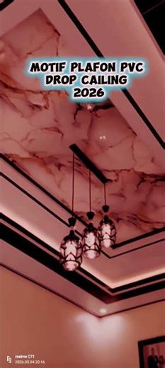 MOTIF PLAFON PVC DROP SIMPEL 2026.!#interiorplafon #interiordesign #desainplafon #home ‪@Shorts‬