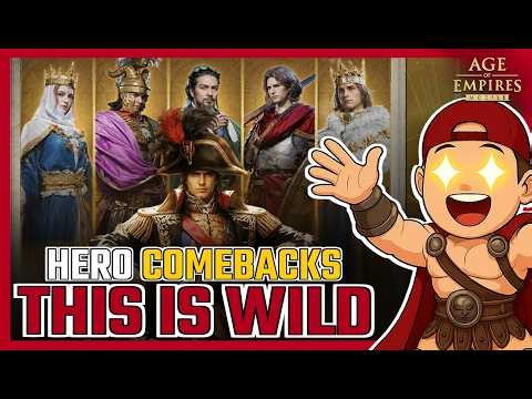 This is WILD! Season 7 Heroes + Legendary Conscriptions & Napoleon Comeback! | Age of Empires Mobile
