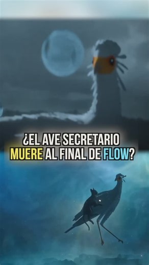 Que significa la escena de EL ave secretario en FLOW #flow #gatito #mascota #animacion #animation #pelicula #cat #perro #explicacion | Angel Garay