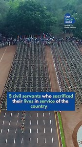 7.4K views · 127 reactions | Meet these 5 civil servants who sacrificed their lives in service of the country! #civilservants #bravehearts #lostlives #patriotic #india | TheBetterIndia | Facebook
