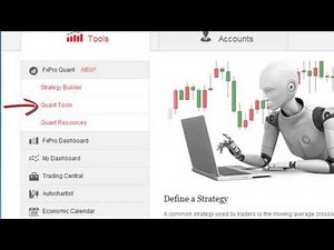 Getting started with FxPro Quant Strategy Builder