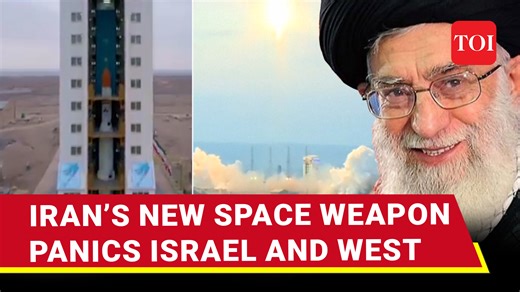 5.4K views · 88 reactions | #Iran’s latest space rocket launch has sent shockwaves through #Israel and the West. With a military payload onboard, experts speculate its potential link to nuclear ambitions. Is #Tehran’s space program a cover for weaponizing the skies? | The Times of India | Facebook