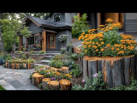 15 Jaw-Dropping Rustic Front Yard Landscaping Ideas