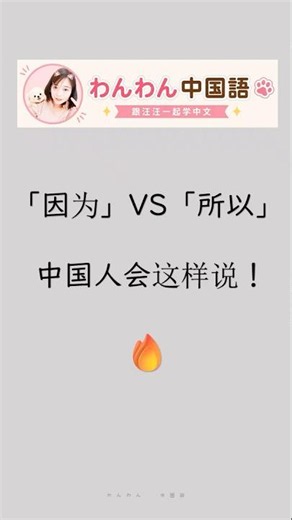 #わんわん中国語 ，#中国語 ，因为VS所以